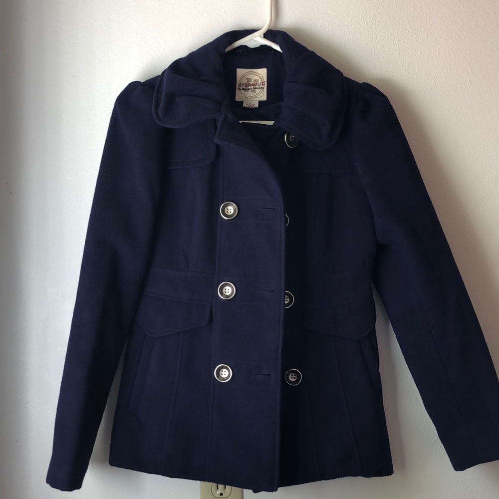 Hydraulic Navy Blue Peacoat